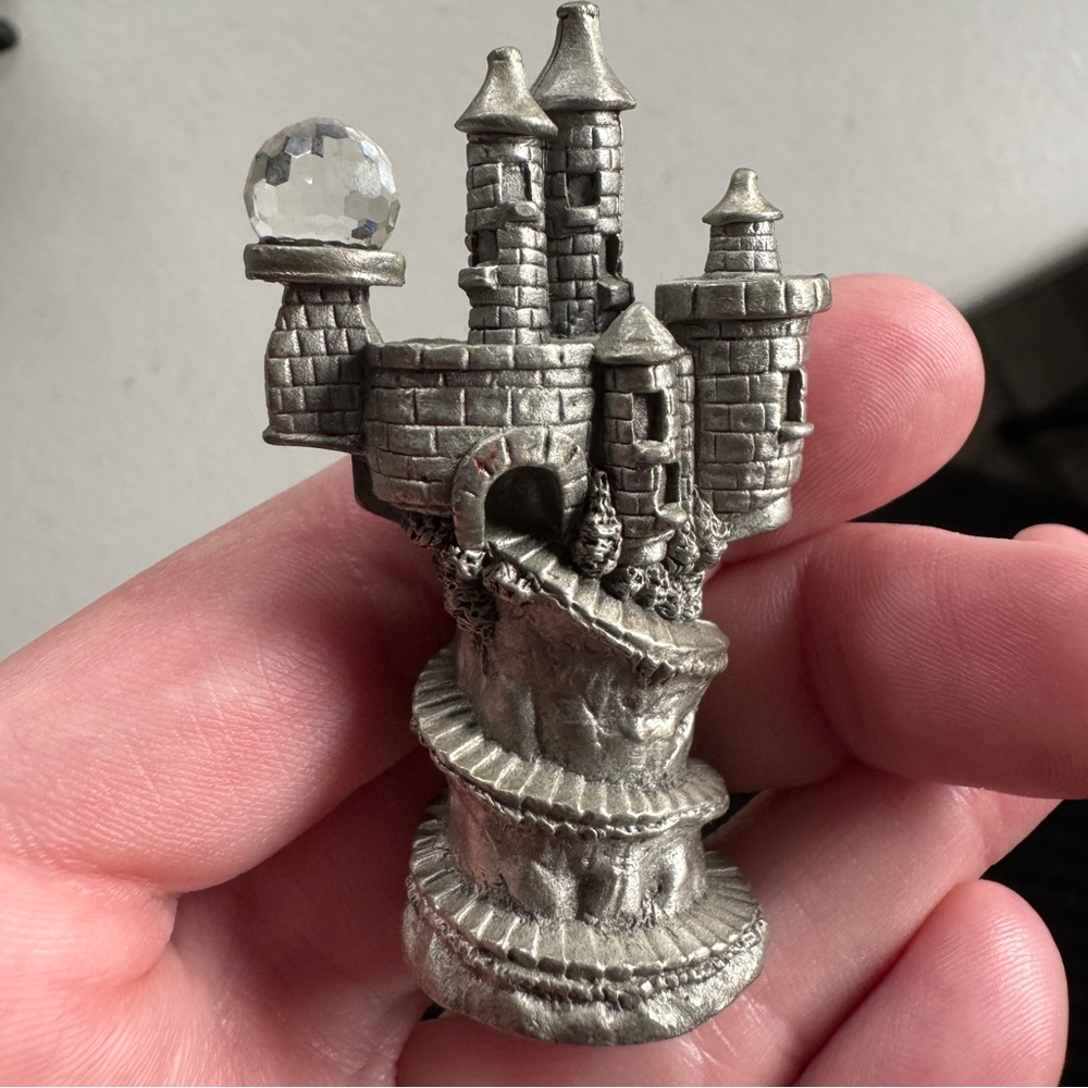 Spooniques Pewter Crystal Castle